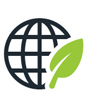 Sustainable procurement and environmental responsibility icon